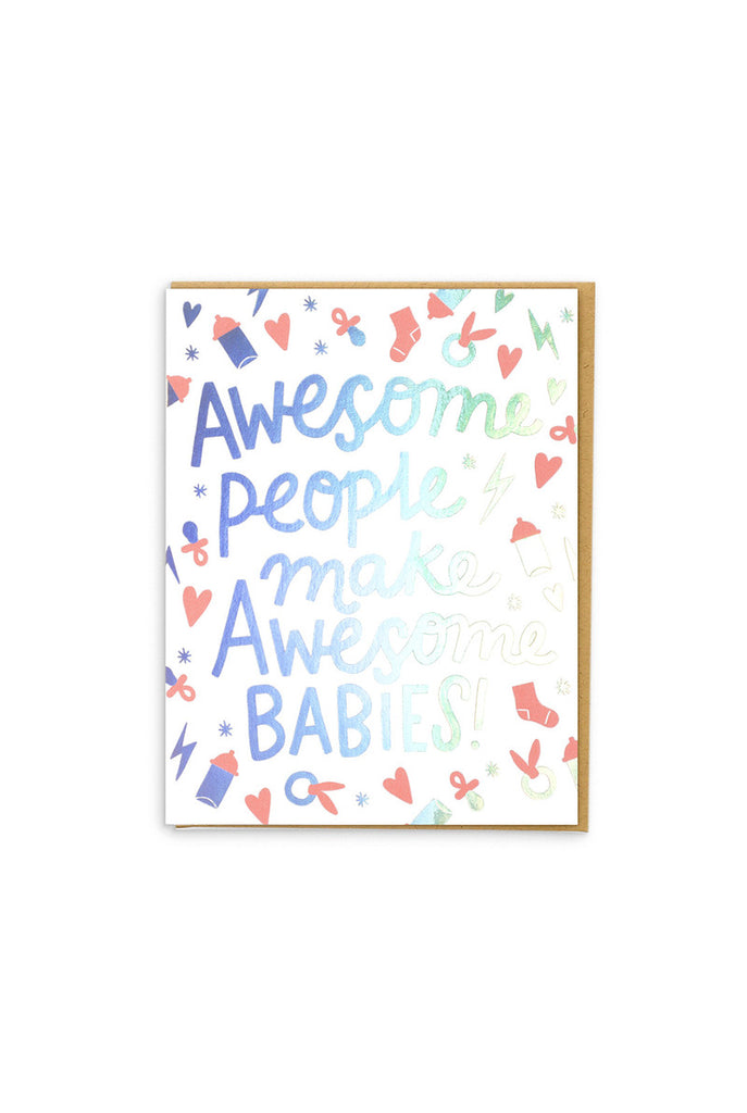 HELLO LUCKY - AWESOME BABIES single card