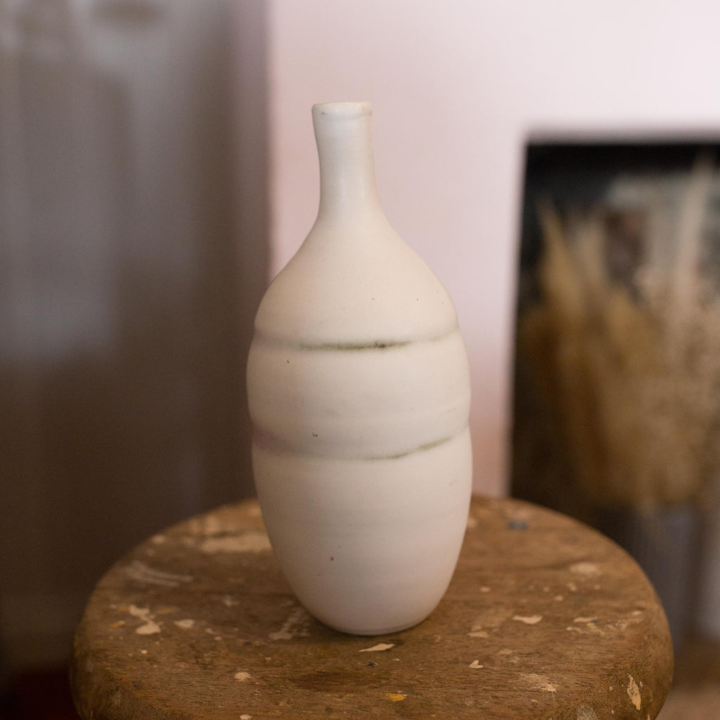 Vase - White Bottle