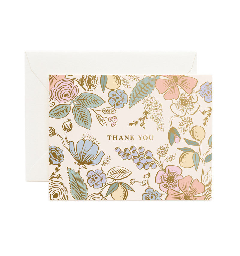 RIFLE PAPER CO - THANK YOU single card
