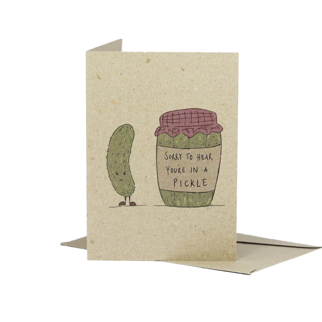 DEER DAISY - SORRY YOU'RE IN A PICKLE single card